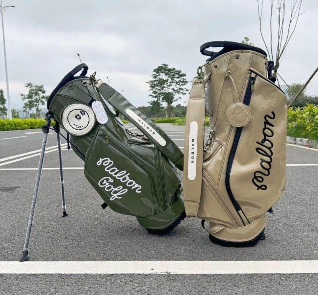 マルボン　ゴルフ　キャディバッグ　スタンドバッグ エナメル