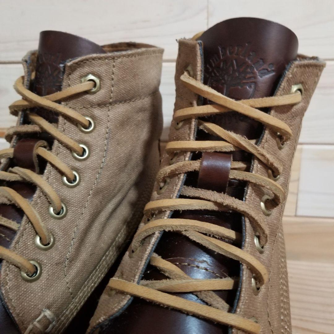 未使用 廃盤 ティンバーランド オーセンティクス レザー＆ファブリック