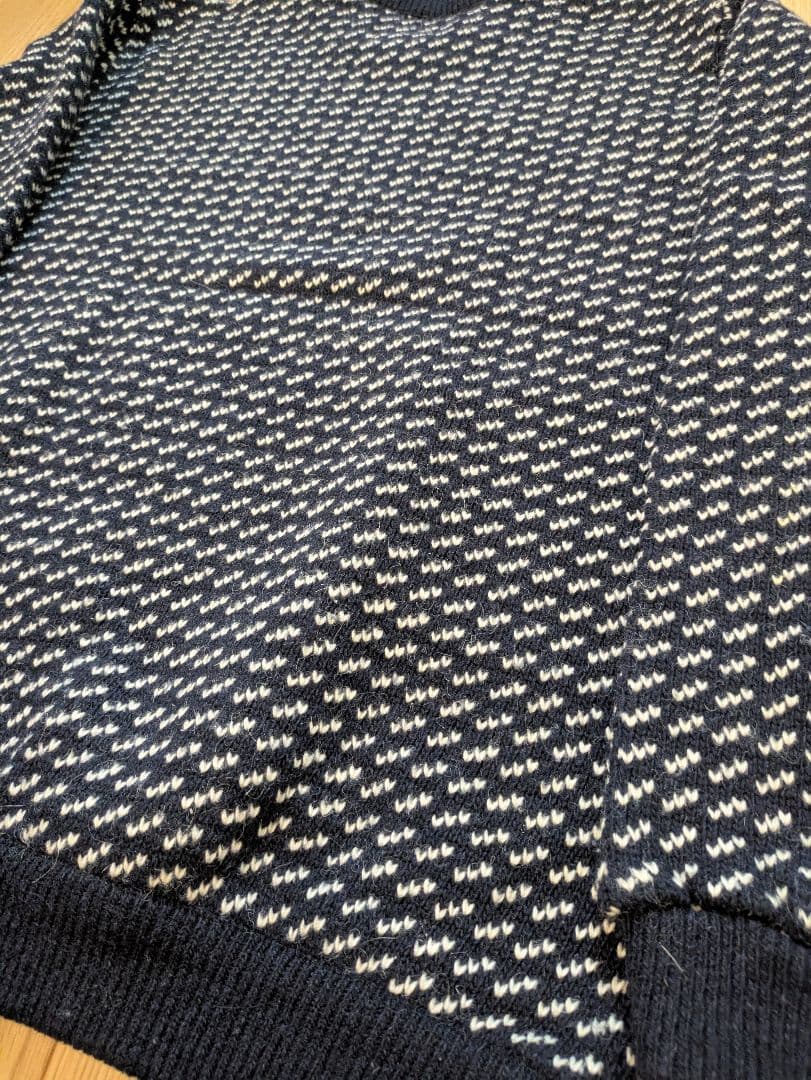 L.L.Bean バーズアイセーター ノルウェー製 XXL