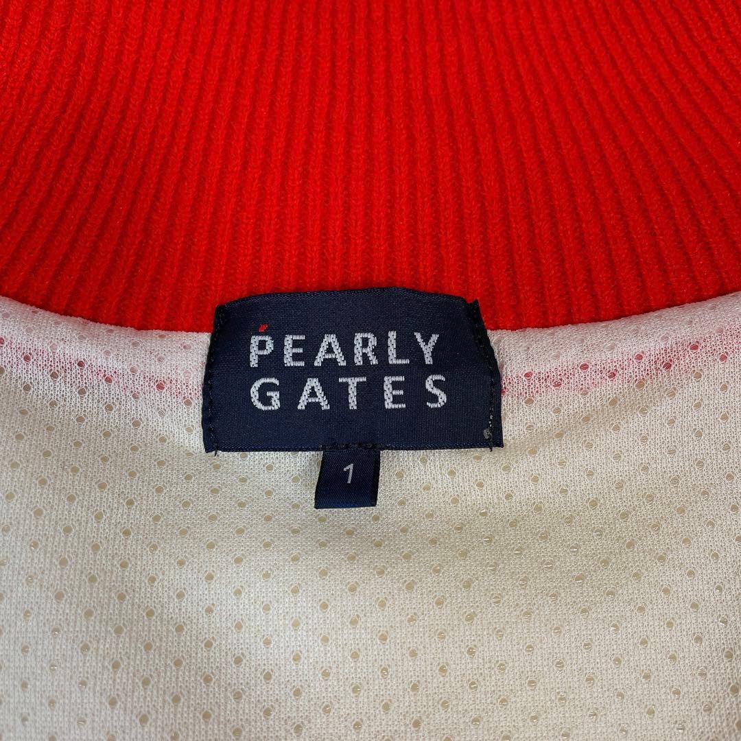 PEARLYGATES パーリーゲイツ　フルジップ裏地付きニットブルゾン