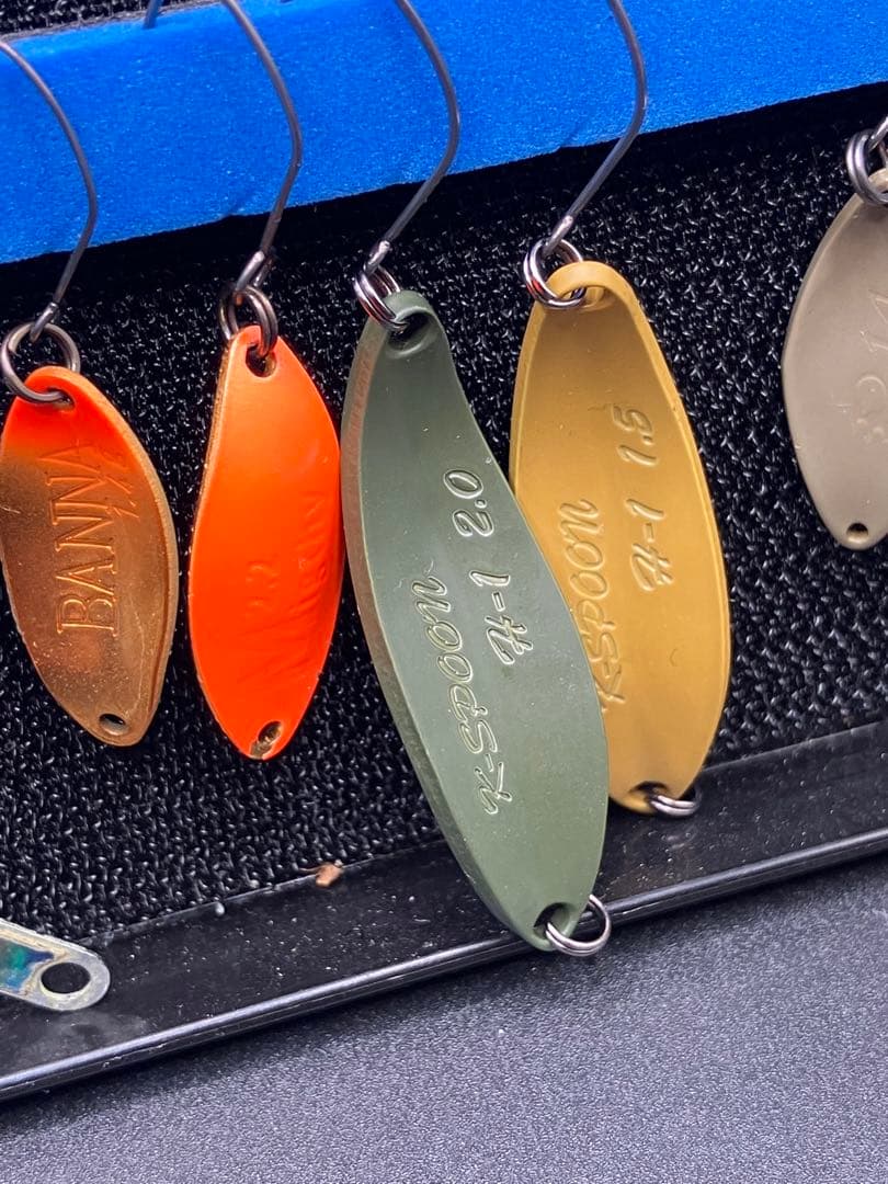 hh289 エリアトラウト　スプーン40枚セット　ケース付き