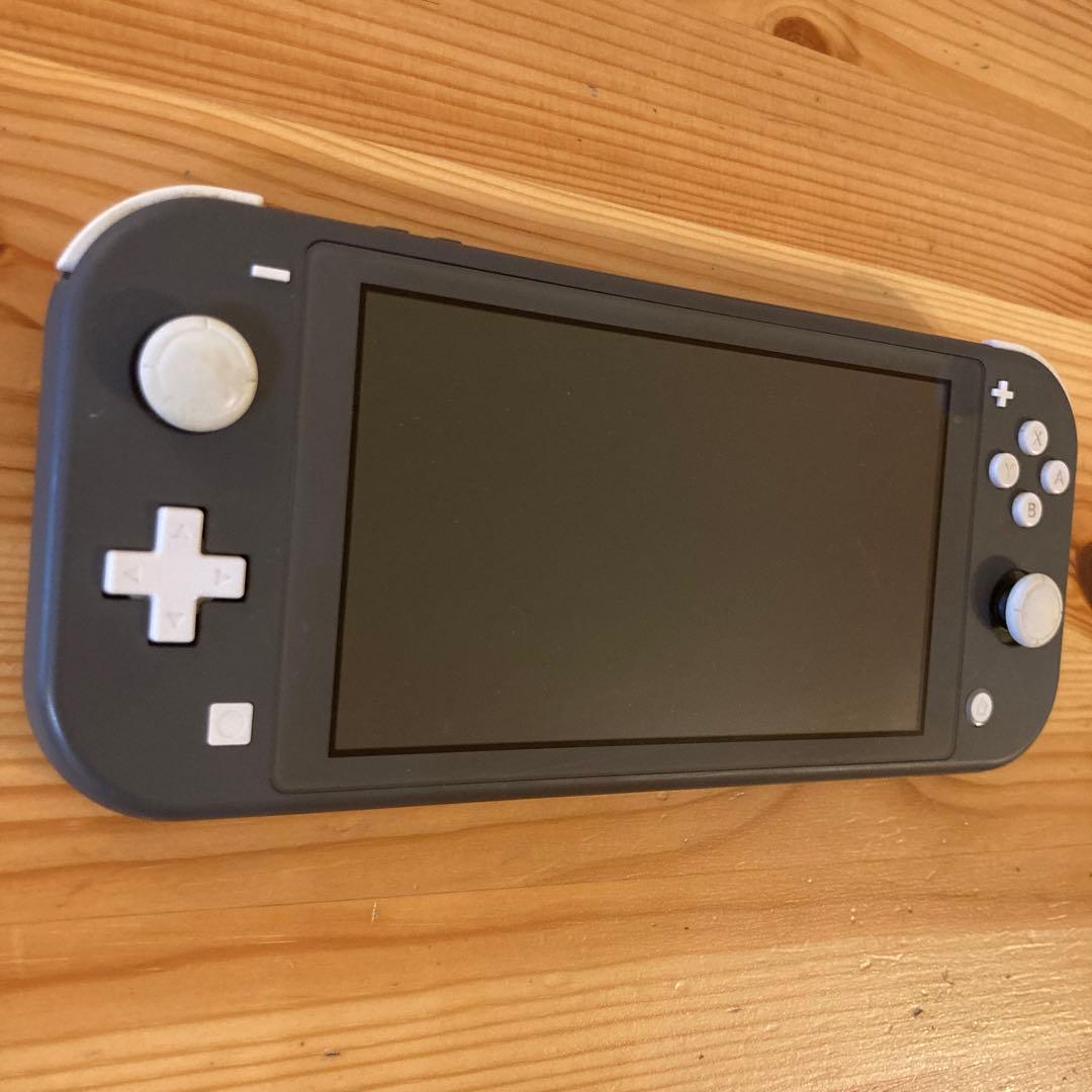 任天堂スイッチライト グレー　画面に難あり