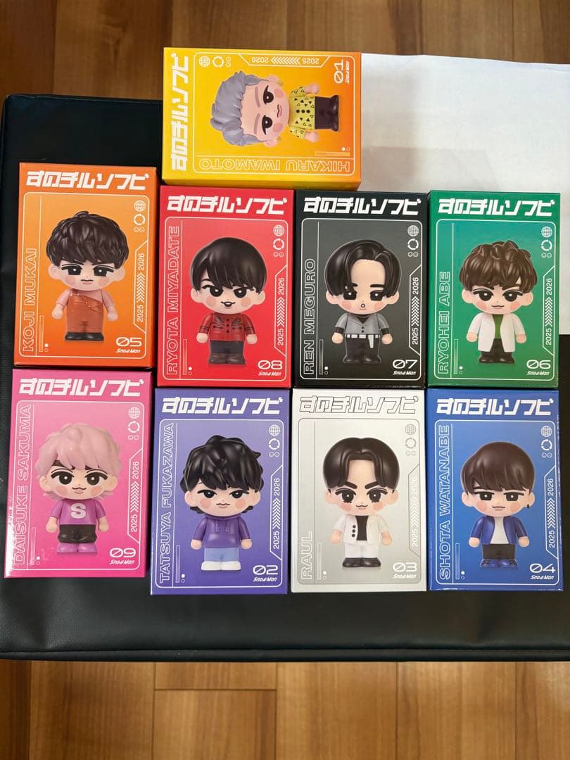 新品　未開封　Man　すのチルソフビ コンプリートセット　9人