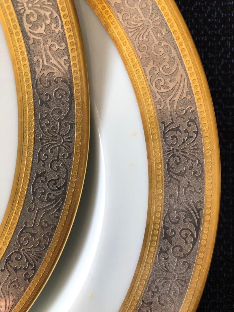 BERNARDAUDベルナルドVALCAlN(ヴァルカン) スーププレート2枚