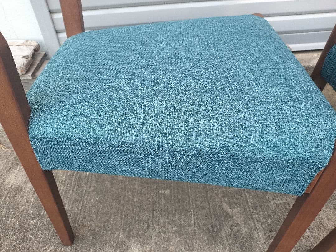 ニトリ NITORI アルナス ダイニングチェア グリーン 2脚セット