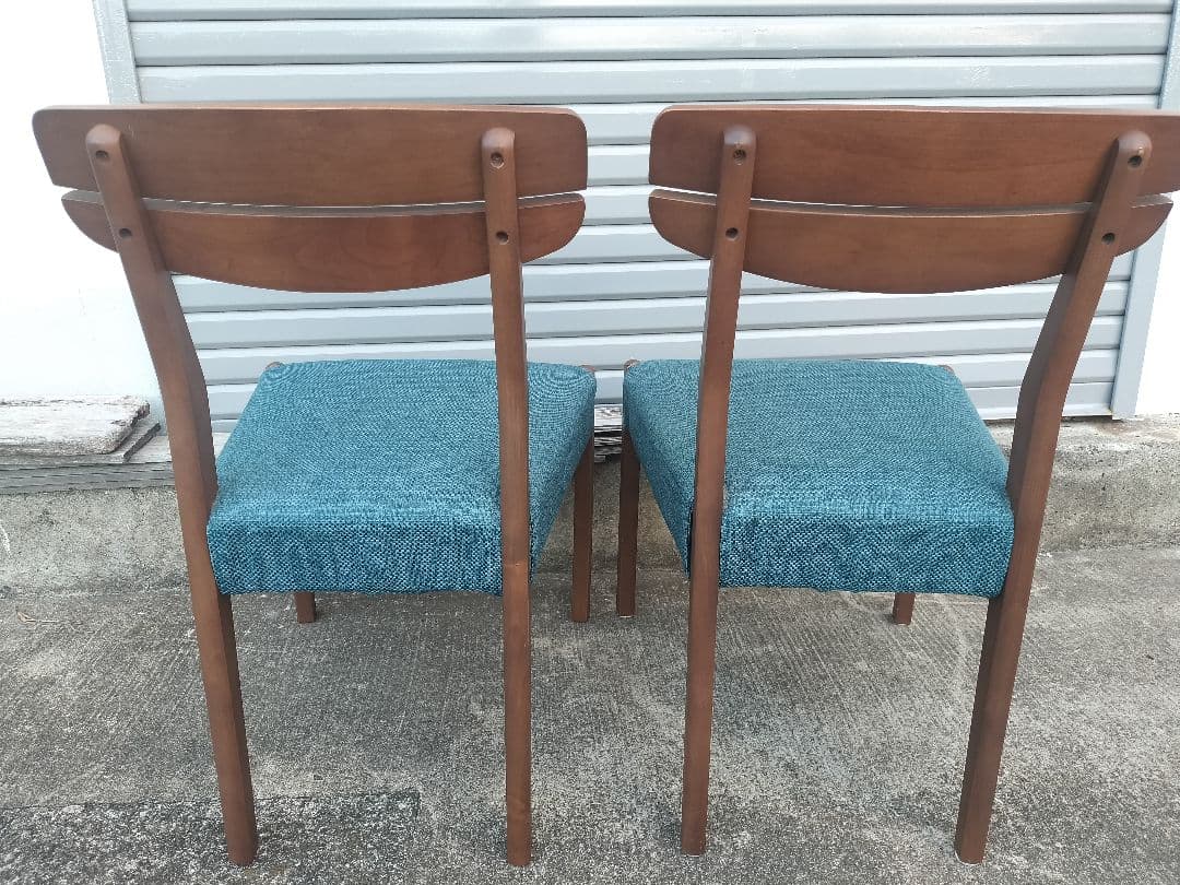 ニトリ NITORI アルナス ダイニングチェア グリーン 2脚セット