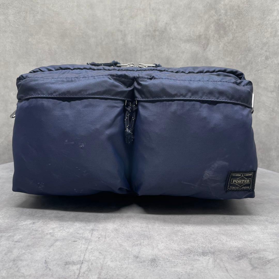 バッグ PORTER FORCE Shoulder Bag Navy Japan