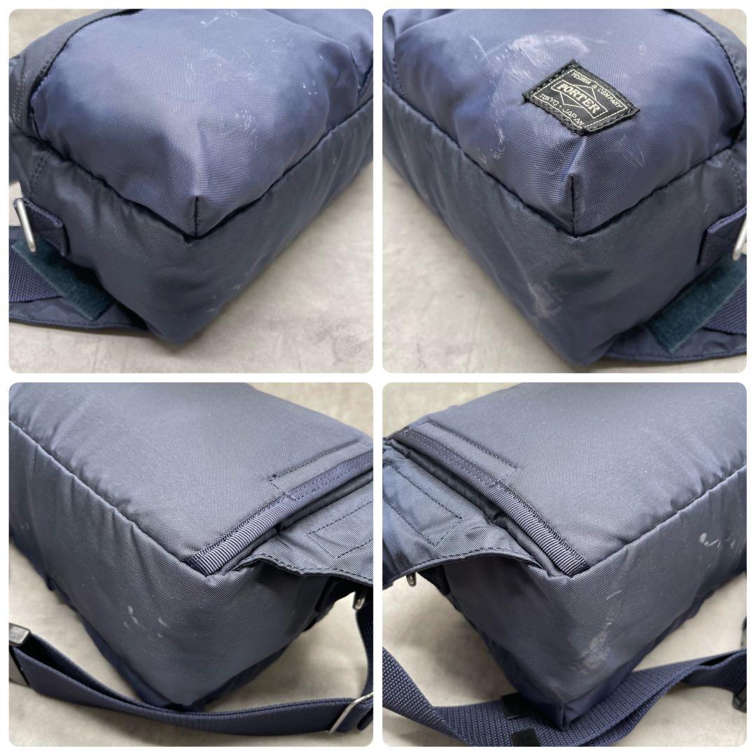 バッグ PORTER FORCE Shoulder Bag Navy Japan