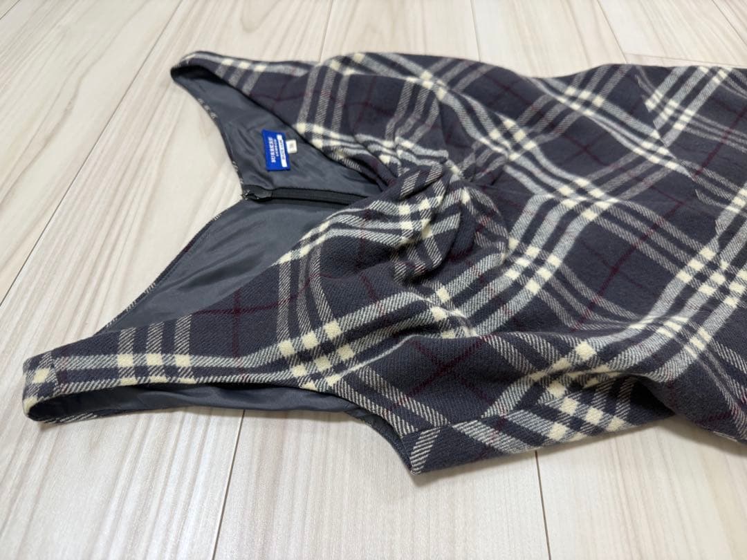 バーバリーブルーレーベル　ノースリーブ　ワンピース　38 M