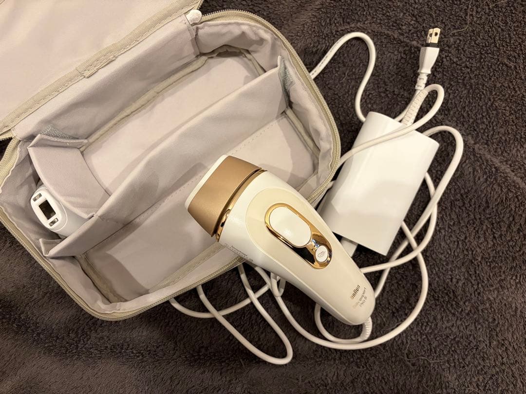 BRAUN 脱毛器 ホワイト/ゴールド