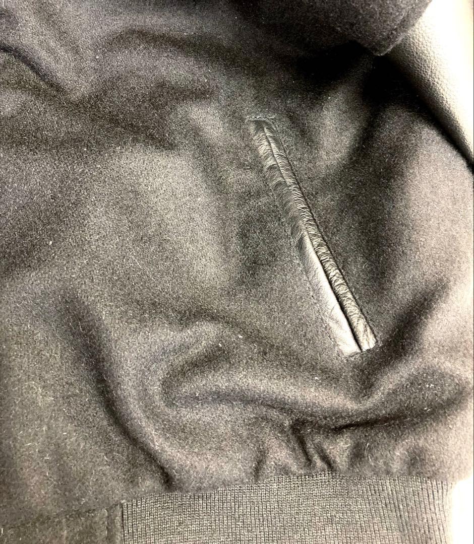 希少】Microsoft マイクロソフト スタジャン 企業ロゴ 黒 L