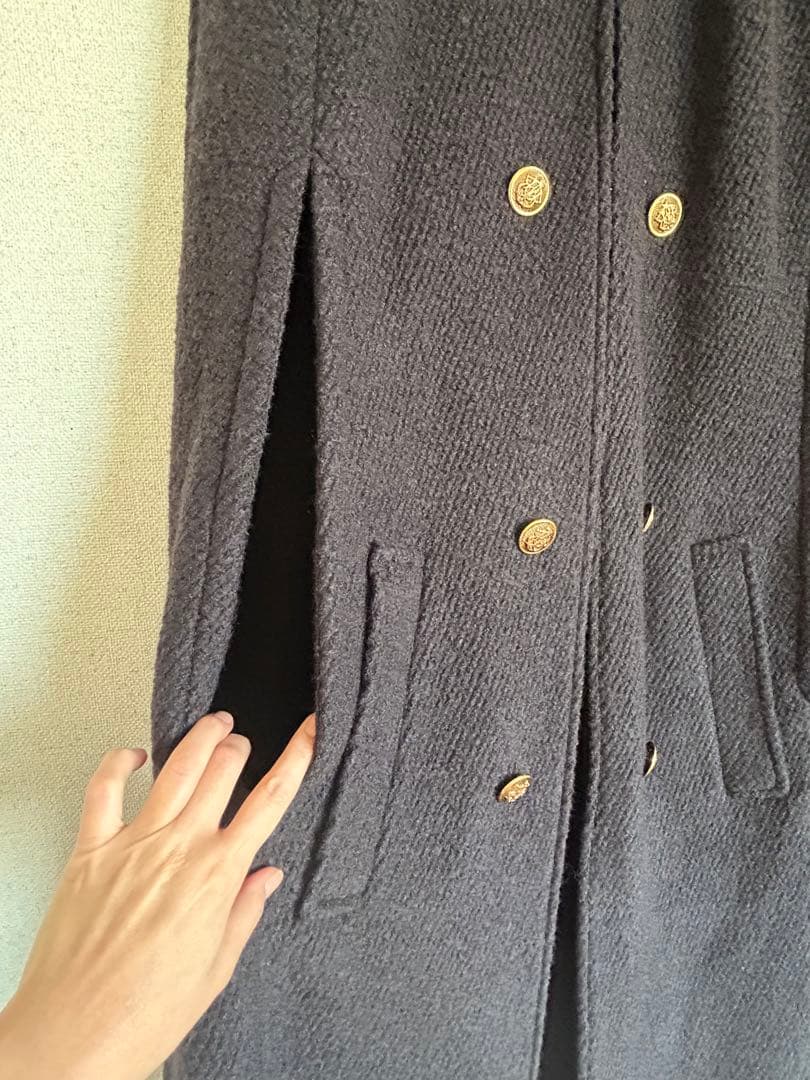 け*ち様 【ZARA】未使用❗️ケープコート　チャコールグレー　size…XS〜