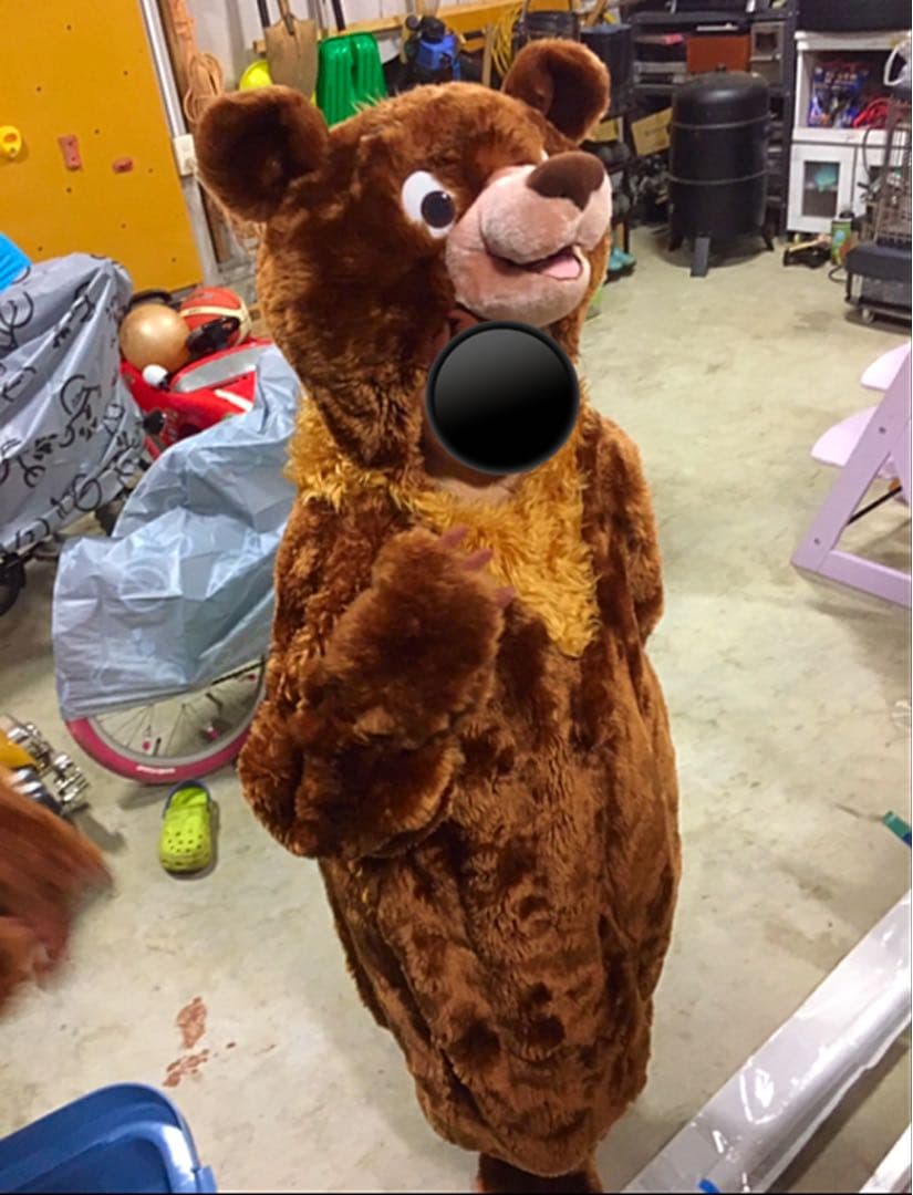 激レア！　限定品！　ディズニー　Disney ブラザーベアー　着ぐるみ　防寒