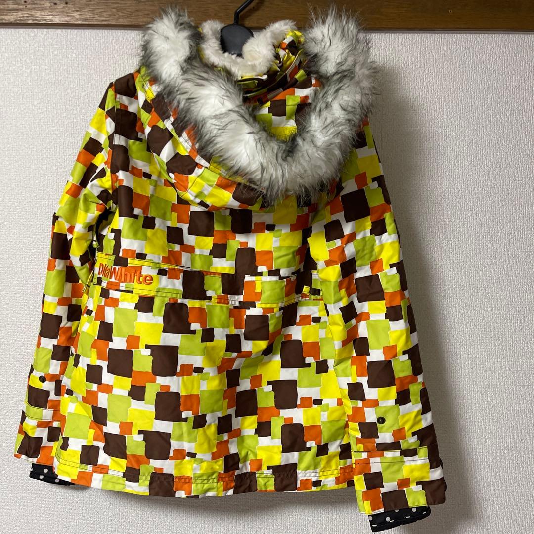 dita white レディース スノーボード ウェア