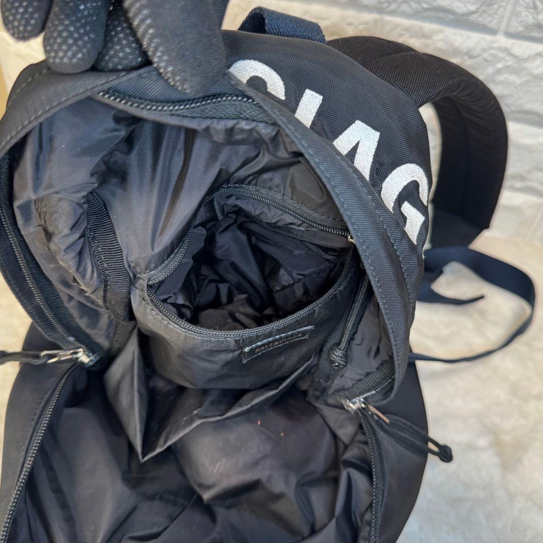 BALENCIAGA バレンシアガ リュック ウィール ブラック ナイロン