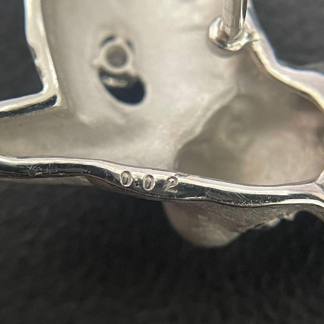 友安昭先生作K18WG牛モチーフピンブローチ