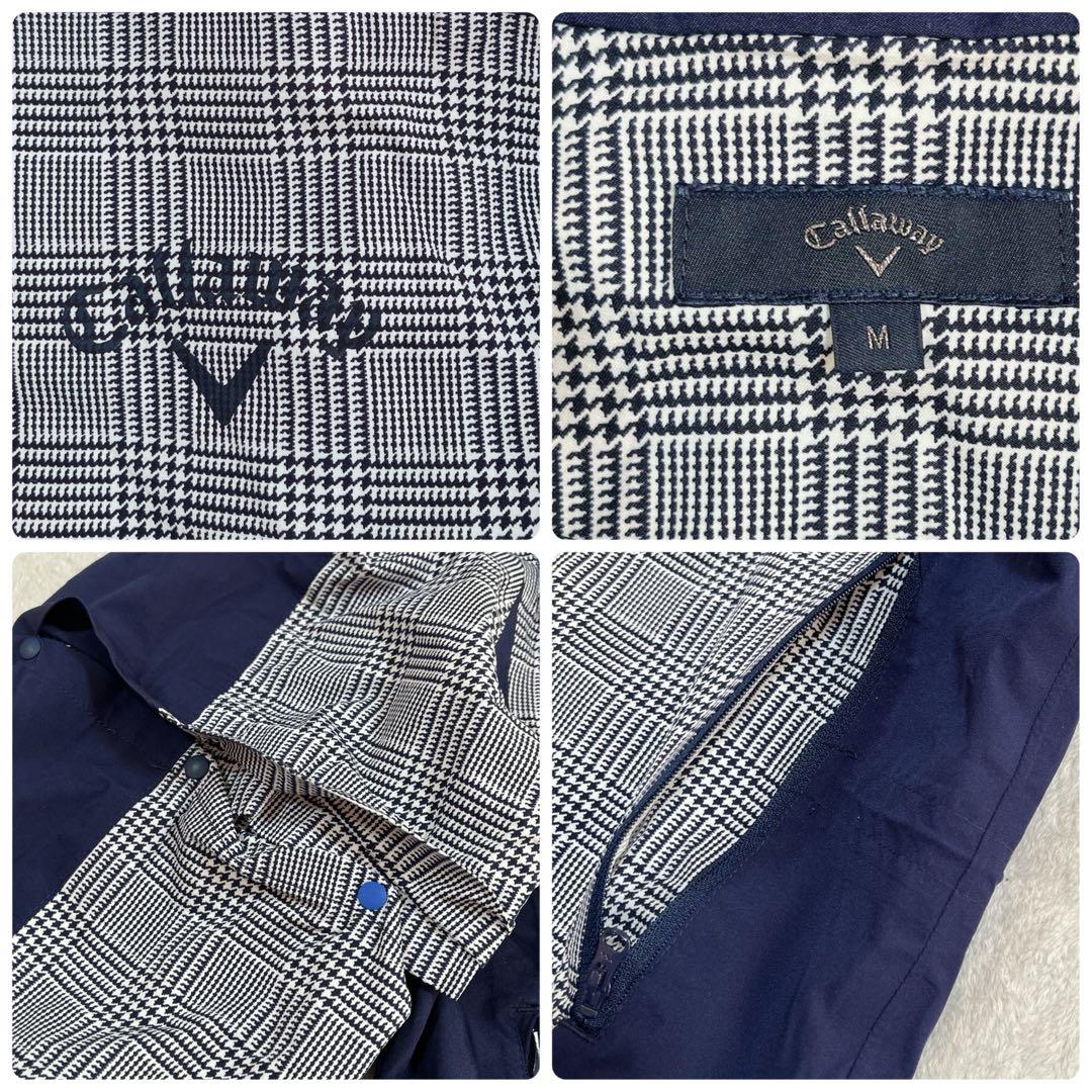 極美品　近年　キャロウェイ　レインコート　セットアップ　千鳥格子　グレンチェック