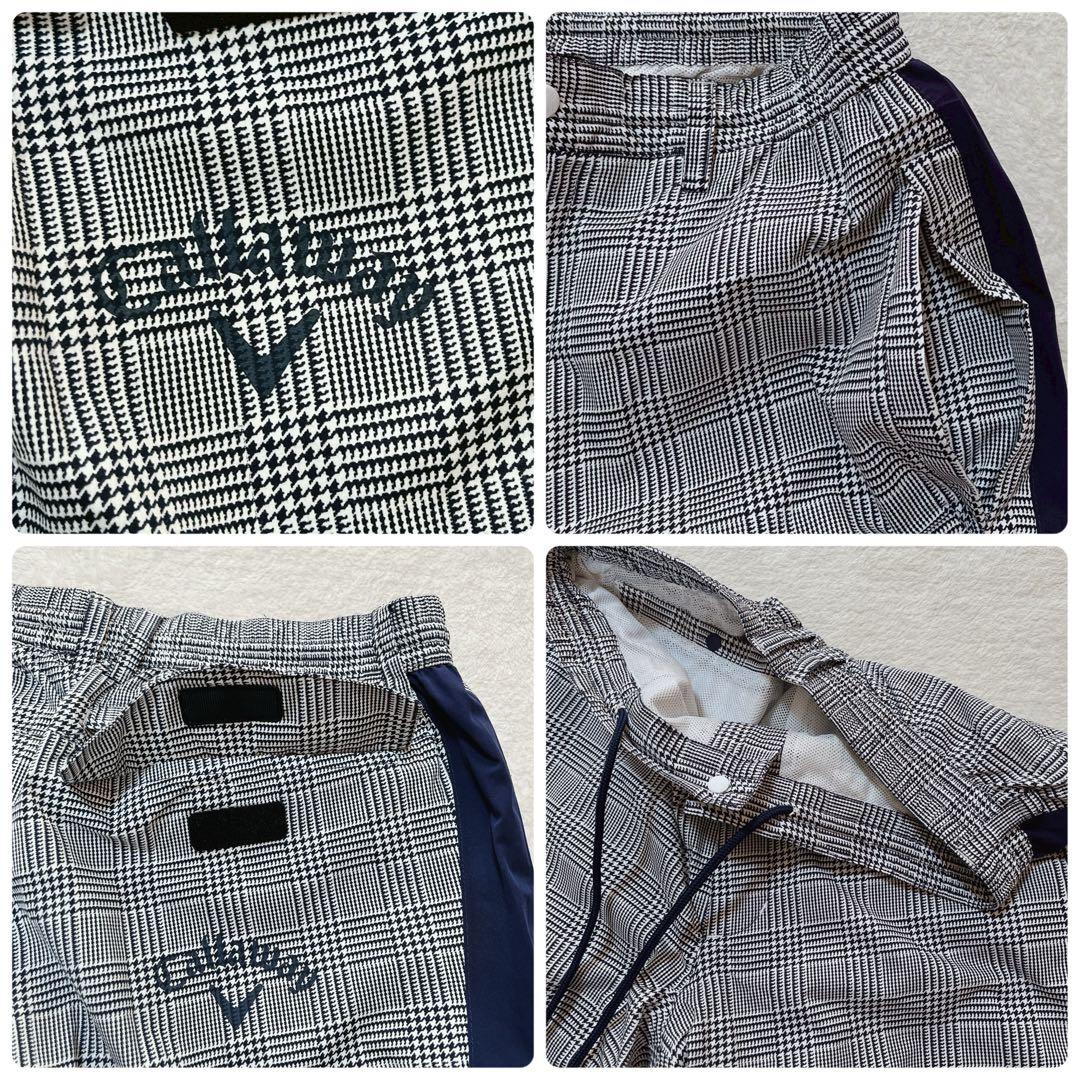 極美品　近年　キャロウェイ　レインコート　セットアップ　千鳥格子　グレンチェック