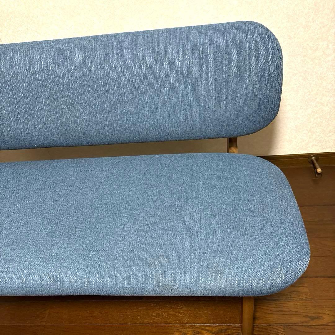 【良品】※直接お渡し ニトリ リラックスワイド リビングダイニング2人用チェア②