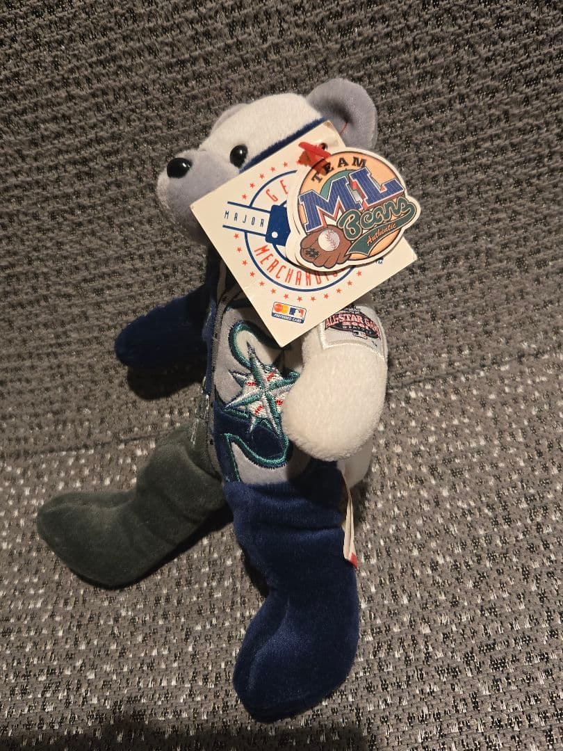 2001年オールスターゲーム ぬいぐるみ　ML Bear　野球　クマ