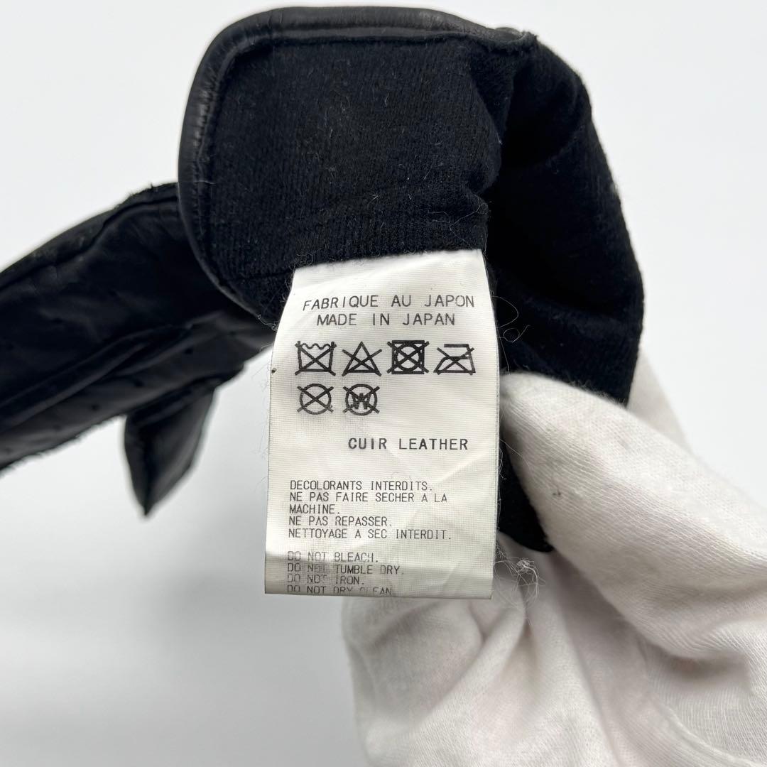 Yohji Yamamoto POUR HOMME レザーグローブ 手袋 ボタン - メルカリ