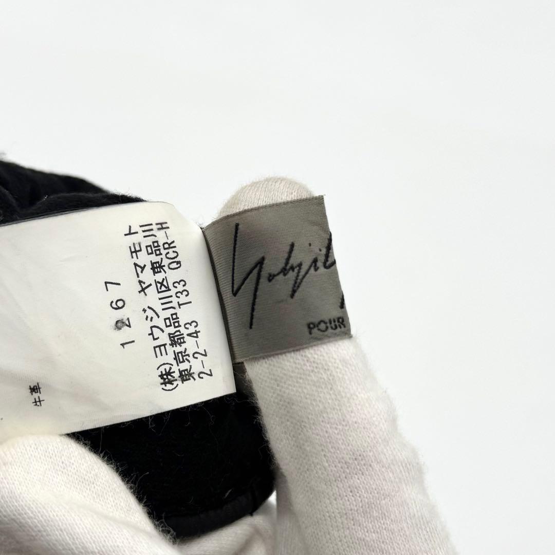 Yohji Yamamoto POUR HOMME レザーグローブ 手袋 ボタン - メルカリ