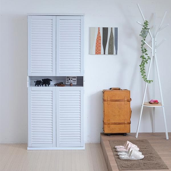 幅75㎝ 2個組　　開店記念セール！！ ルーバーシューズボックス 3