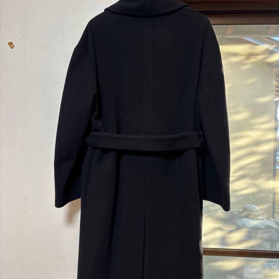 【美品 】エンポリオ アルマーニ ロングコートBLACK黒