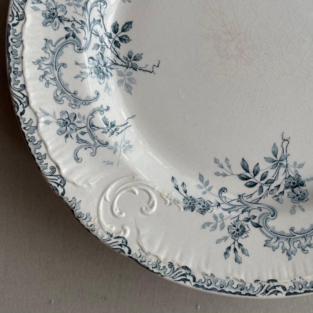 専用❣️フランスアンティーク ショワジールロワ エレガントな花模様のコンポティエ