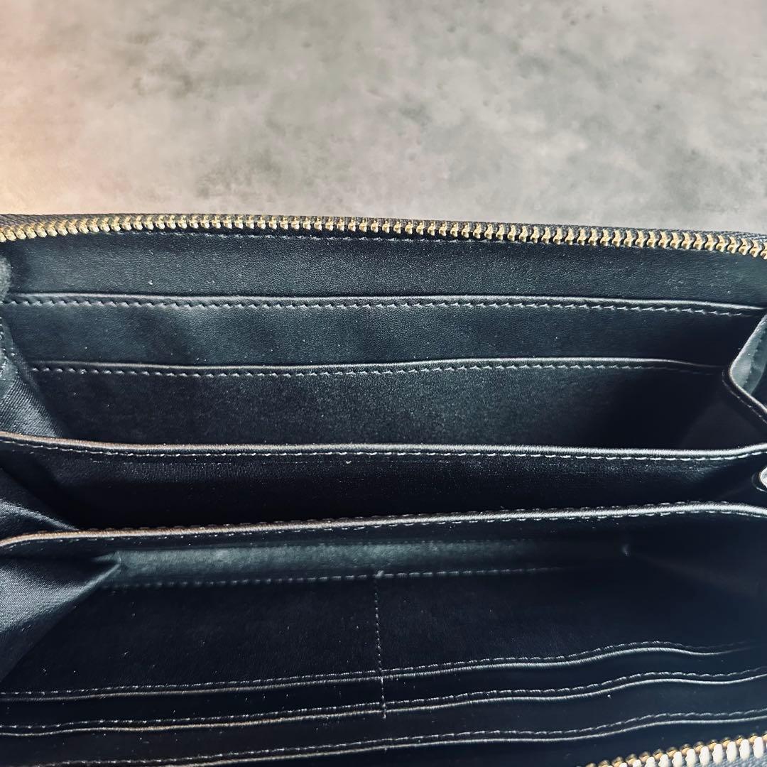 MAISON DE REEFUR ロゴ　スタッズ　長財布　ラウンドファスナー