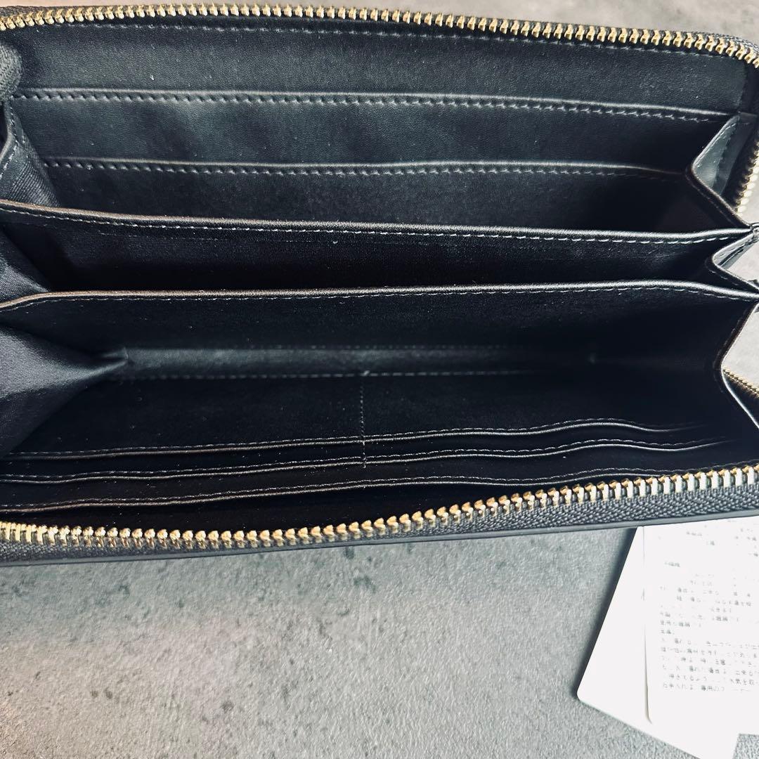 MAISON DE REEFUR ロゴ　スタッズ　長財布　ラウンドファスナー