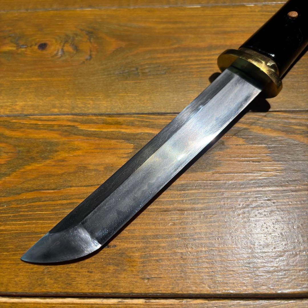 日本刀残欠クラフトナイフNo.88 国吉 黒鞘