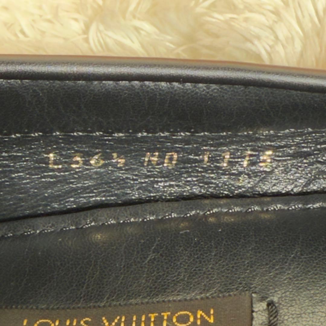 美品✨ルイヴィトン36.5グロリアライン エンボス モノグラムアンプラント 黒