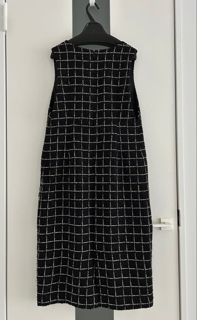 グレースコンチネンタル グラフチェック ジャンパースカート