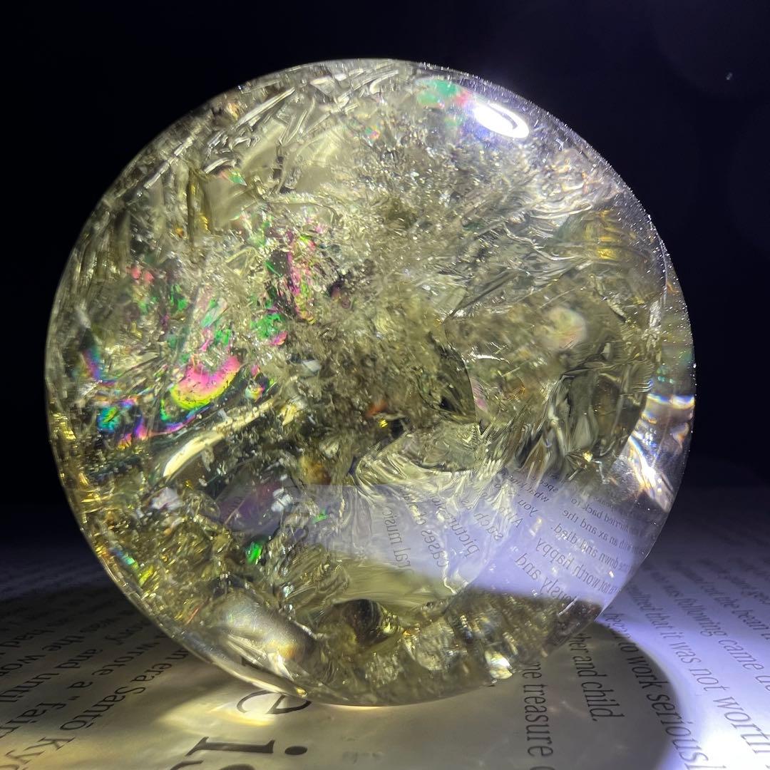 ✳️専用‼️至宝✨ファントムと美麗レインボー✨幸運の石✨虹入り シトリン丸玉 他1点