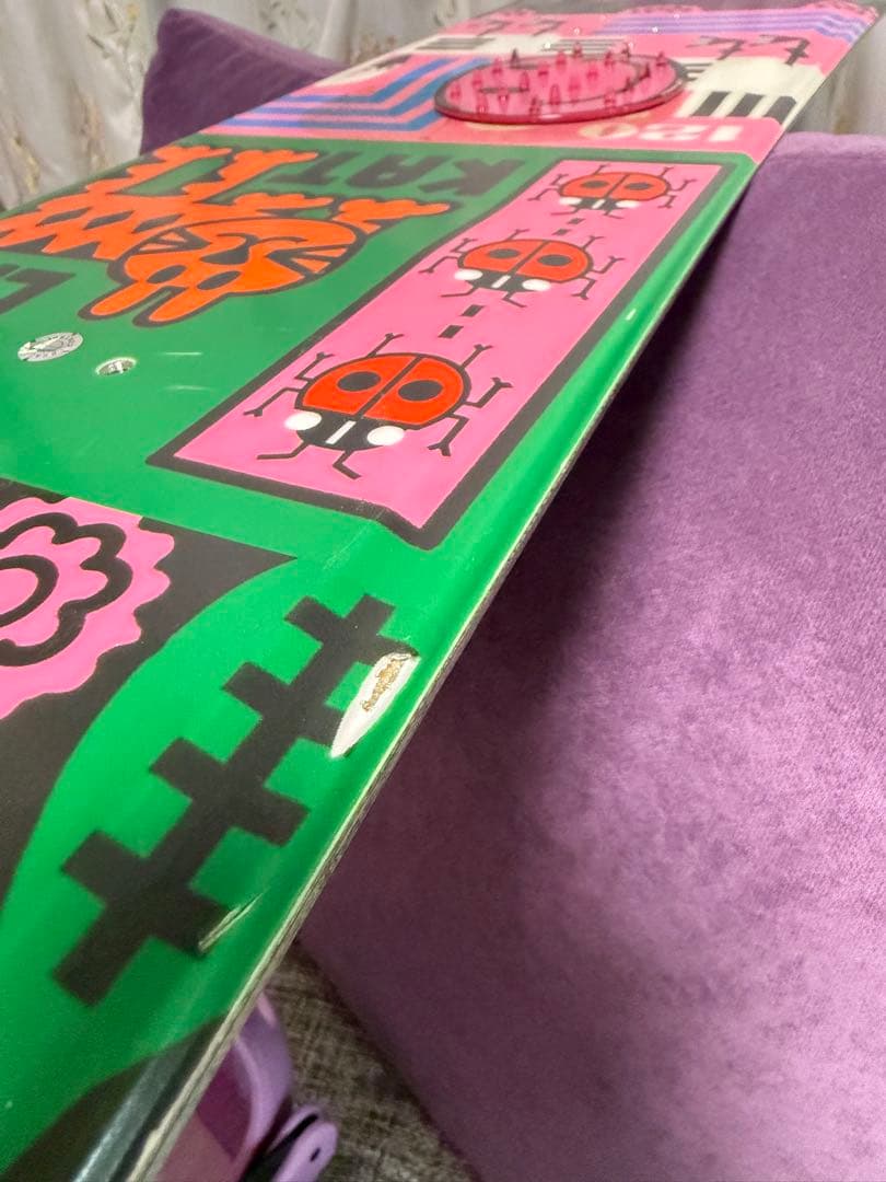 K2 Lil Kat ビンディング 120cm板 セット キッズ用 紫