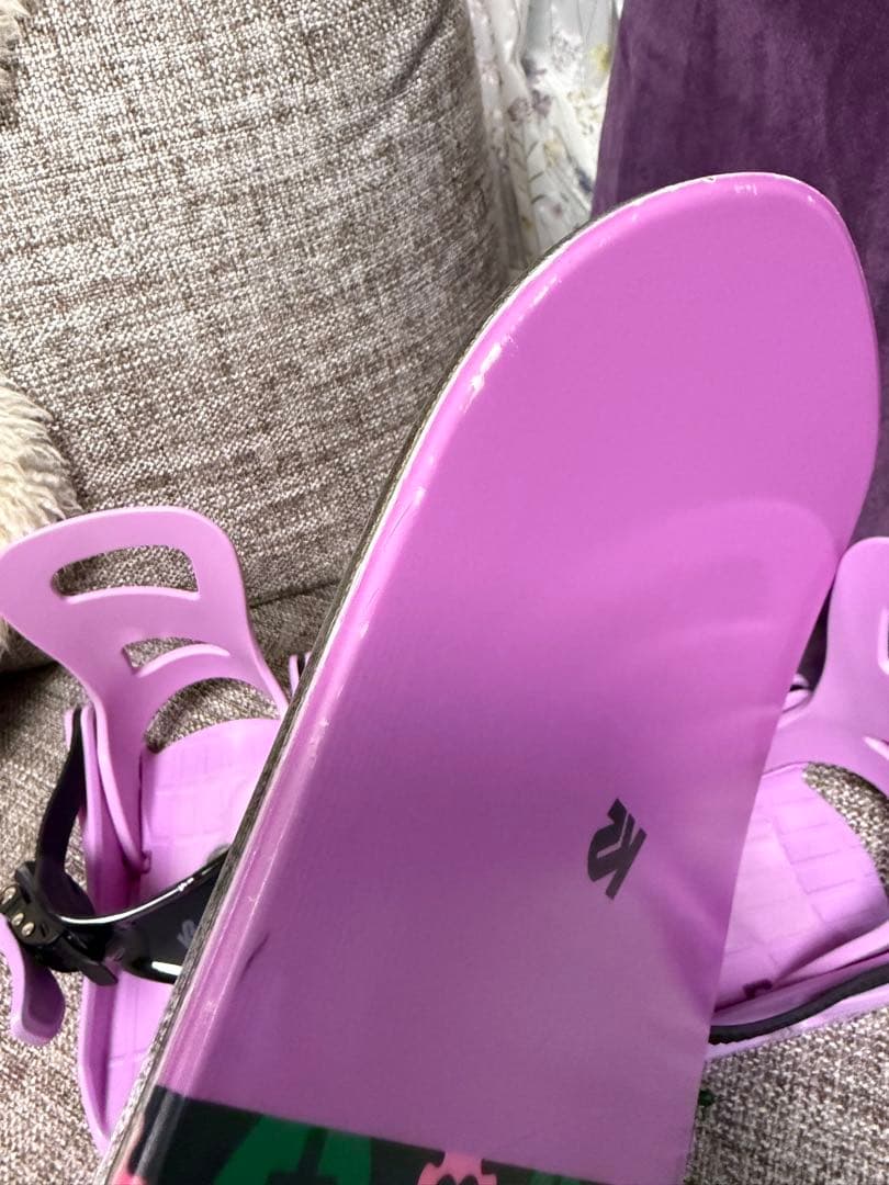 K2 Lil Kat ビンディング 120cm板 セット キッズ用 紫