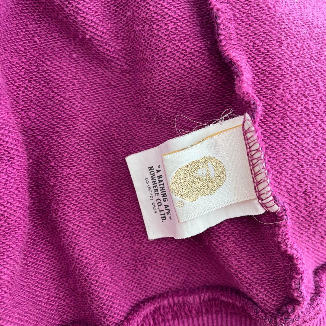 A Bathing Ape パープルカモフラージュパーカー XXL