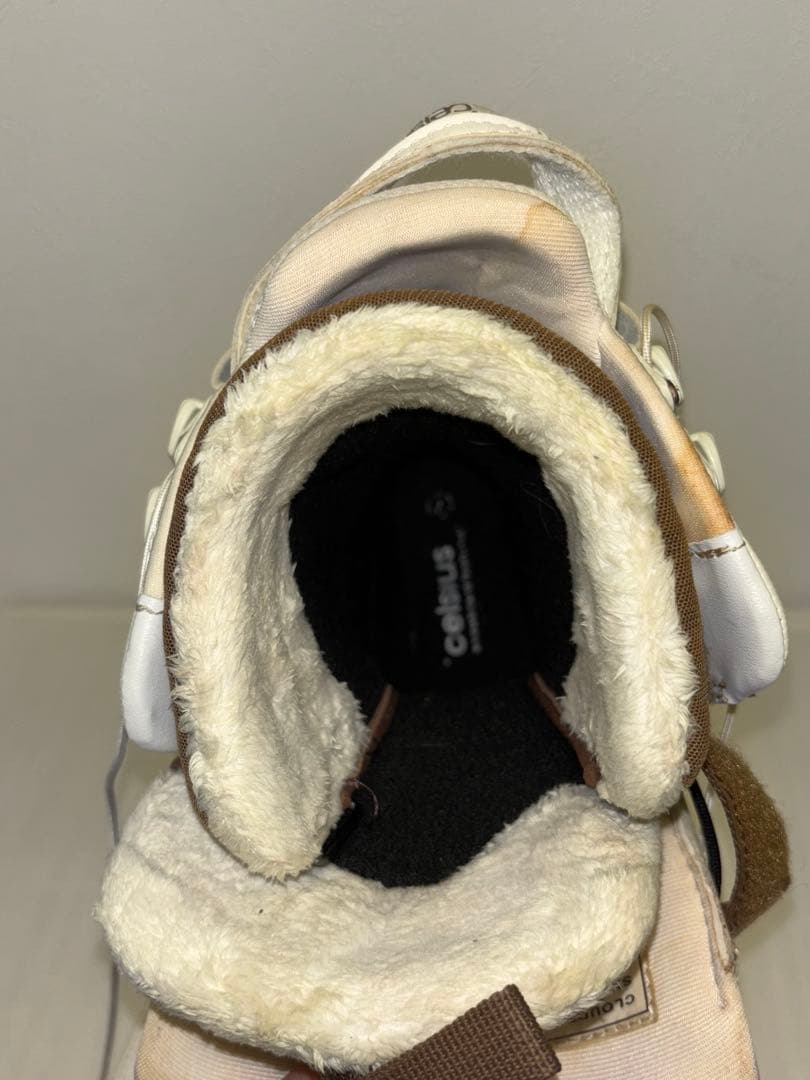 celsius スノーボードブーツ 女性用 ホワイト/ブラウン