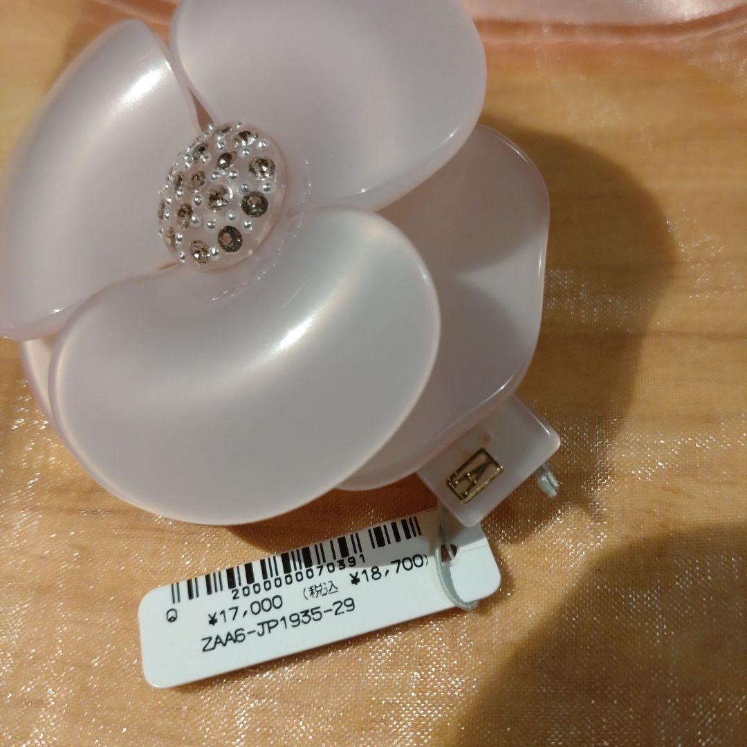 新品タグ付き　花　フラワー　ピンク　バレッタALEXANDRE DE PARIS