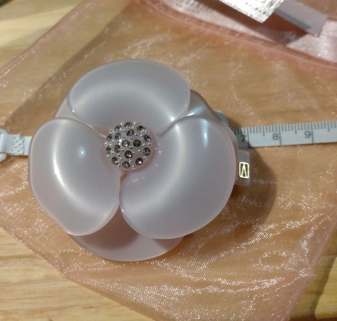 新品タグ付き　花　フラワー　ピンク　バレッタALEXANDRE DE PARIS