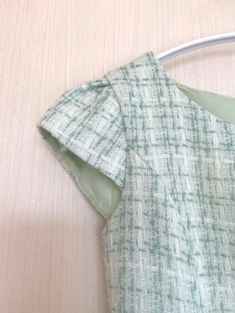 美品 マリーミー Marry me ツイードワンピース