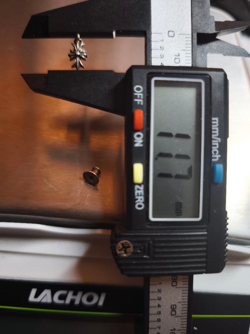 RINKAN鑑定済　最安値　クロムハーツ　タイニーE CHプラスドロップピアス