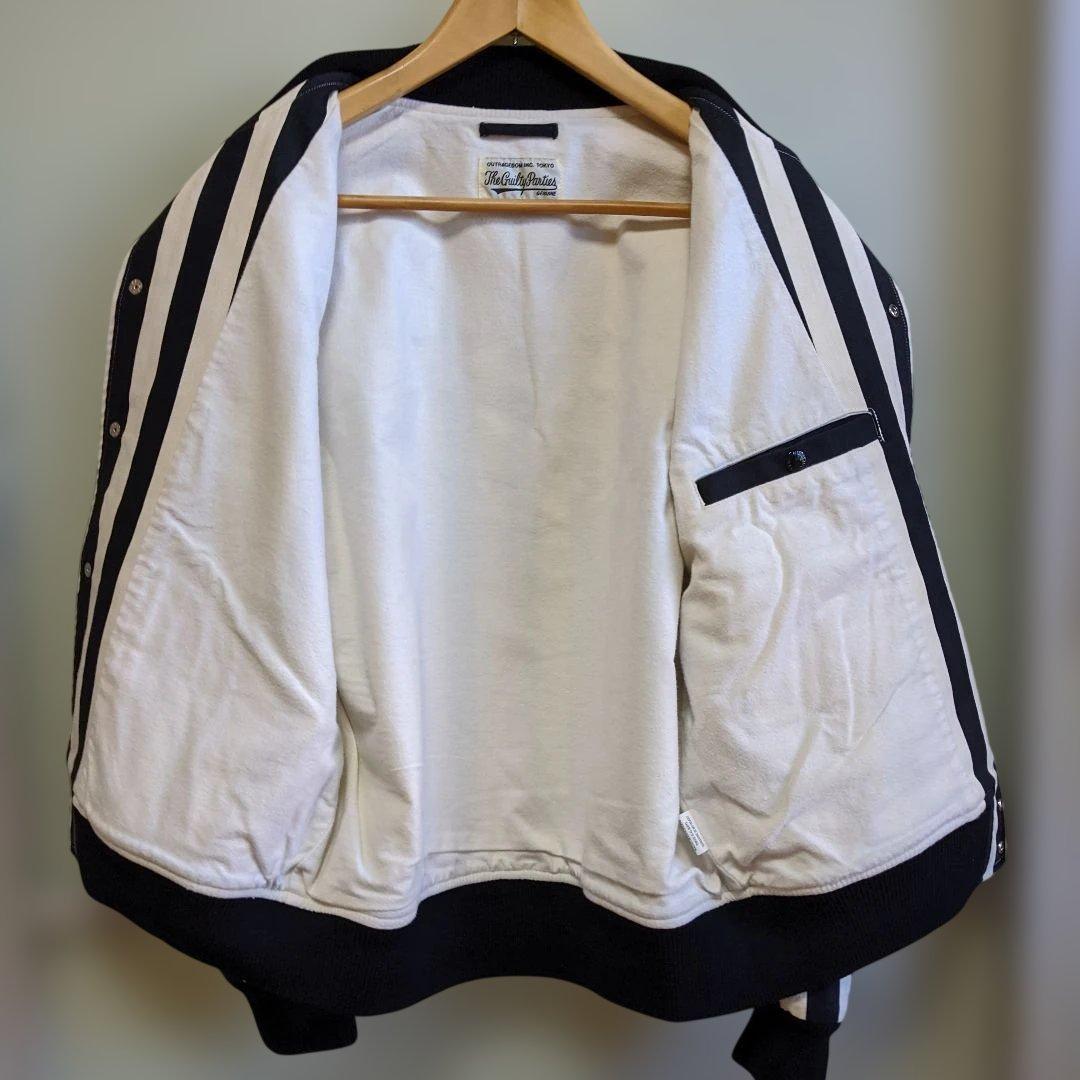 最終価格】WACKO MARIA STRIPE VARSITY JACKET