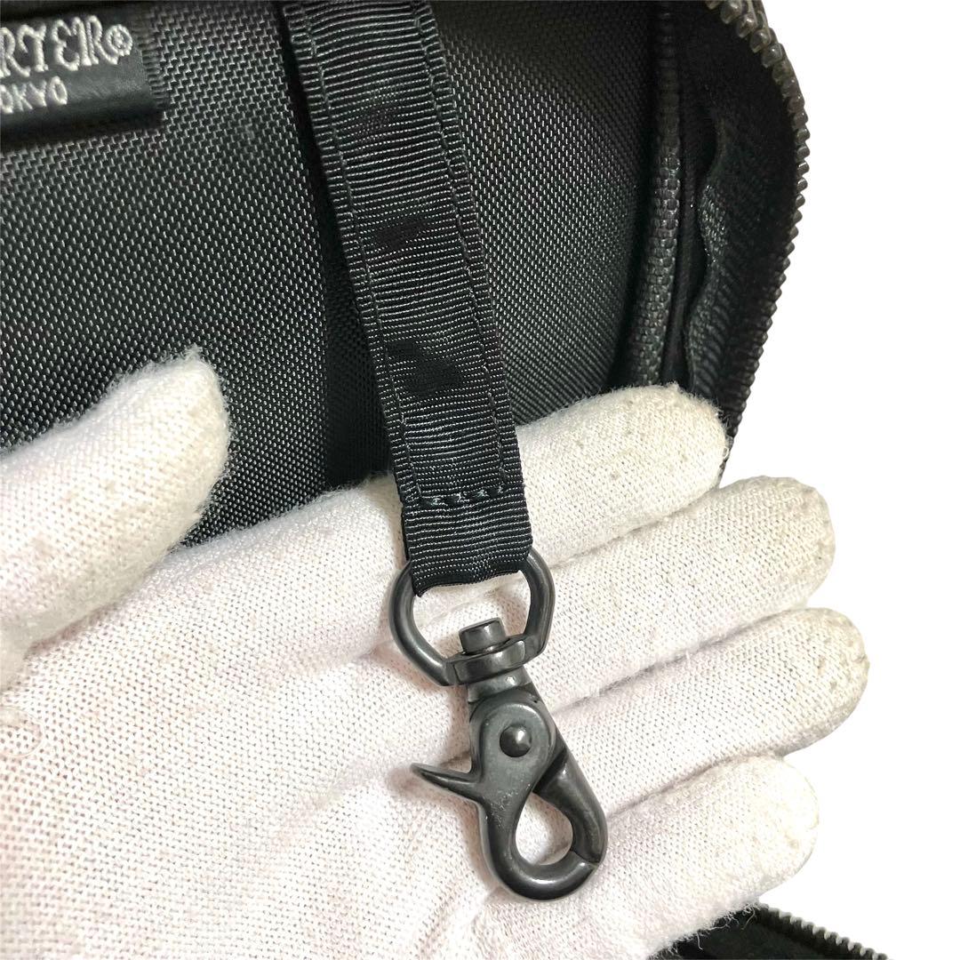 【美品】PORTER ポーター　ヒート　ボディバッグ　スリングショルダー　黒