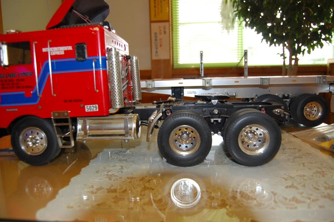 タミヤ 1/14 トレーラー グローブライナー ジャンク