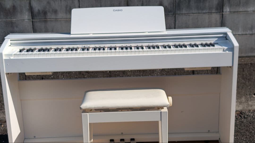 商談専用中CASIO PX-2000 2018年製 激可愛い♥ホワイトほぼ新品