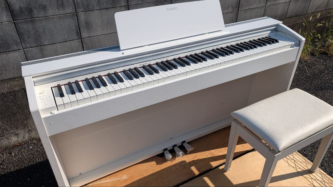 商談専用中CASIO PX-2000 2018年製 激可愛い♥ホワイトほぼ新品