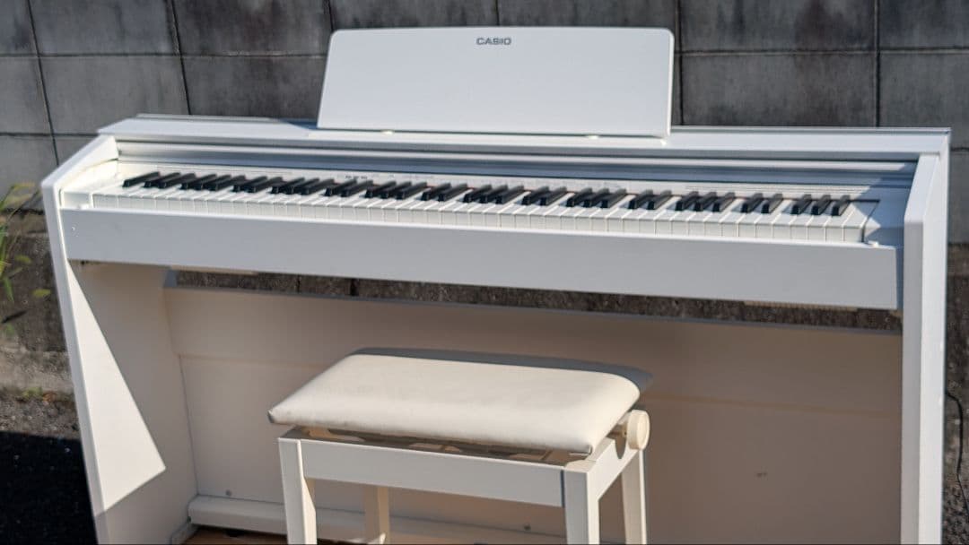 商談専用中CASIO PX-2000 2018年製 激可愛い♥ホワイトほぼ新品