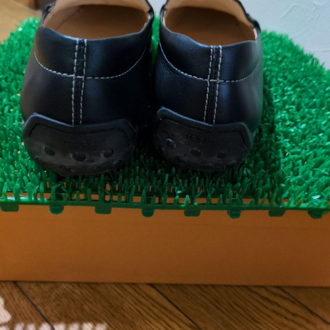TOD'S ブラックレザー ローファー　36